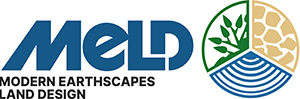 modern earthscapes land design logo
